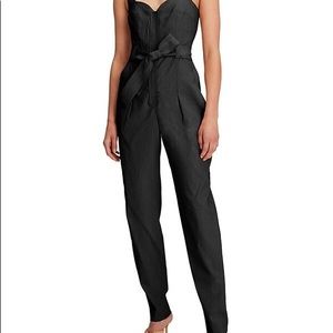 A.L.C. Cyprus Linen Jumpsuit in black.